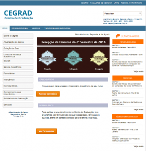 Página do Cegrad