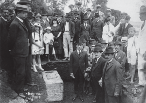 Lançamento da pedra fundamental do edifício do Instituto de Radium, 1921