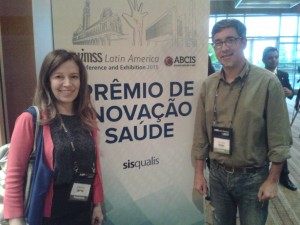 Mônica Abreu e Paulo Lopes representaram o projeto no Prêmio 