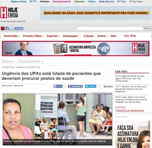 Publicado em 16 de dezembro, no portal R7. . Eli Iôla Gurgel é professora do Departamento de Medicina Preventiva e Social da Faculdade de Medicina da UFMG. Clique na imagem para ver a matéria completa.