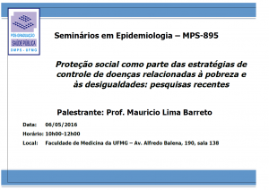 seminários em epidemiologia