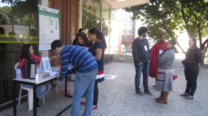 Blitz aconteceu na Faculdade de Medicina da UFMG. Foto: Rafaella Arruda 