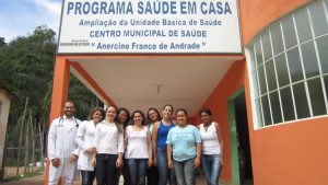 A equipe do PSF Amigos da Saúde, em Durandé. Foto: Rafaella Arruda