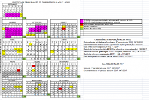 CALENDÁRIO ACADÊMICO 2016_2017