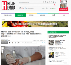 Publicado em 28 de novembro de 2016 no portal do jornal O Tempo. Rosângela Teixeira  é professora do Departamento de Clínica Médica da Faculdade de Medicina da UFMG. Clique na imagem para acessar a reportagem.
