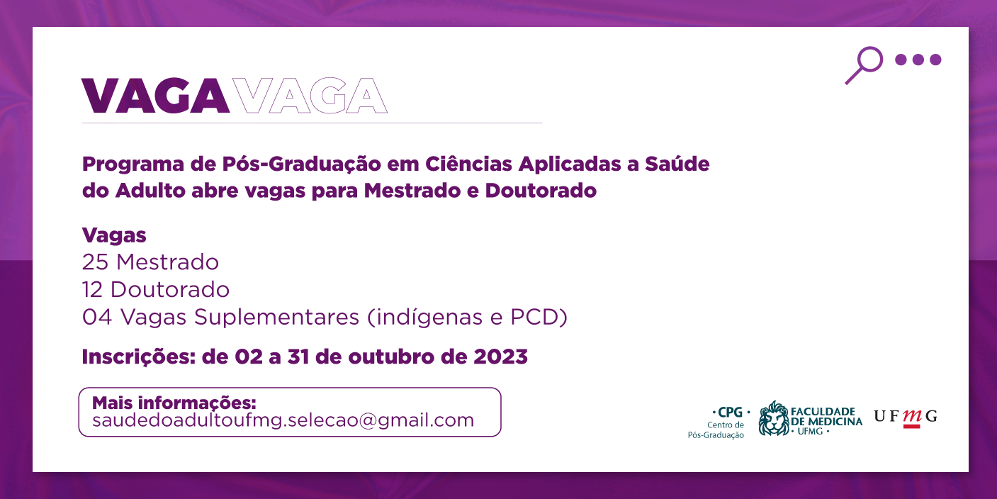 Seleção de novos alunos para o Mestrado em Ciências da Saúde foi